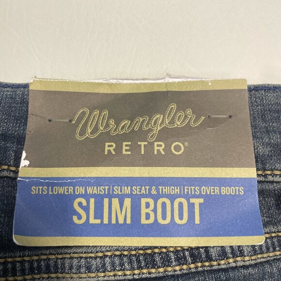Wrangler Retro Jeans Men's 33x30 *29 Slim Fit Bootcut Layton WLT77LY NEW NWT - Picture 14 of 16